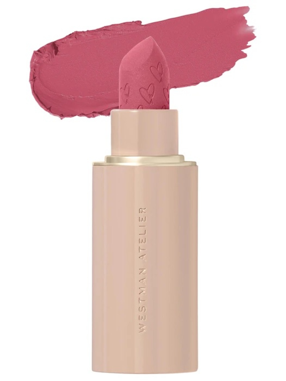 Westman Atelier Lip Suede Hydrating Matte Lipstick with Hyaluronic Acid - Rose